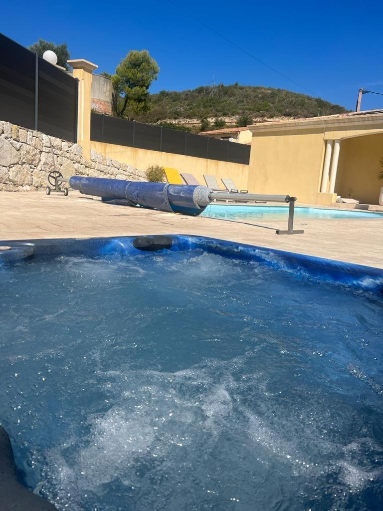 Detente Bas De Villa Jacuzzi, Piscine A 15 Min De Nice カロ エクステリア 写真